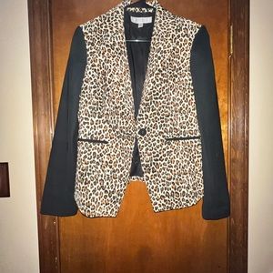 Leopard blazer